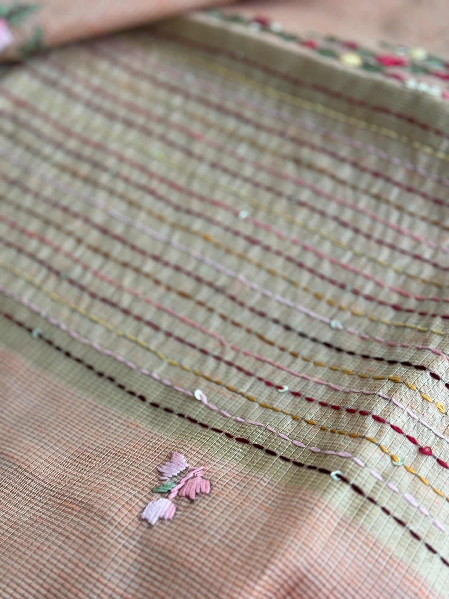 SF2002 - French knot Kota saree