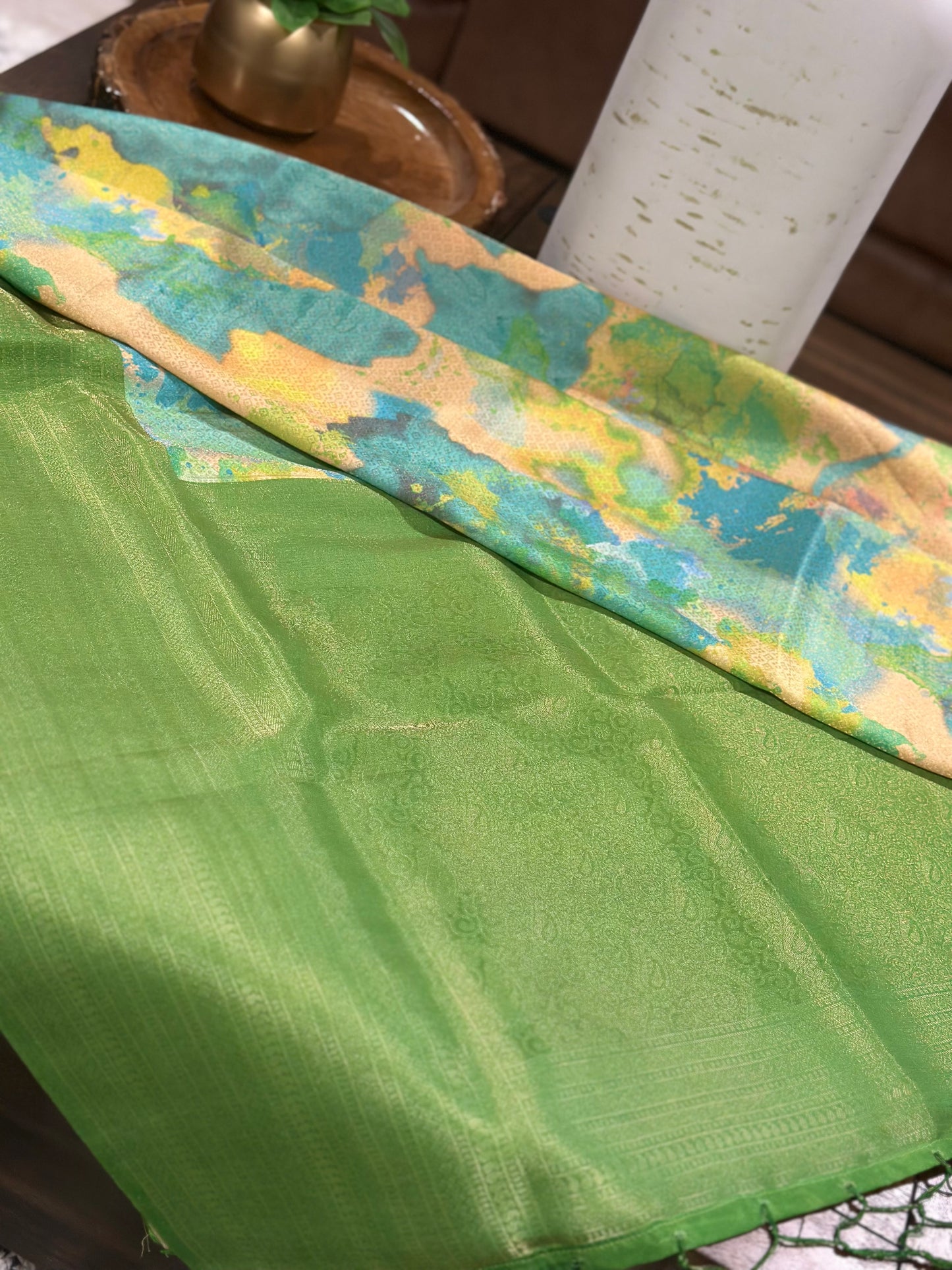 ZSM1403 - multicolor soft silk saree