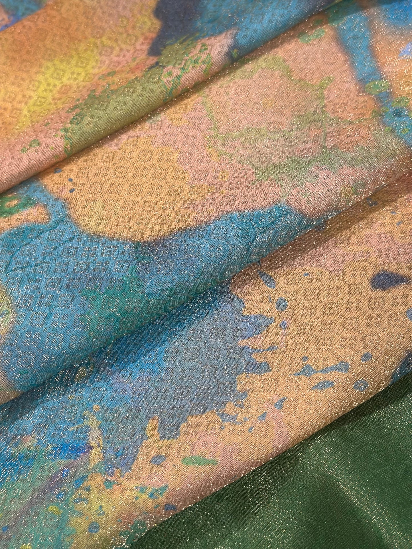 ZSM1403 - multicolor soft silk saree