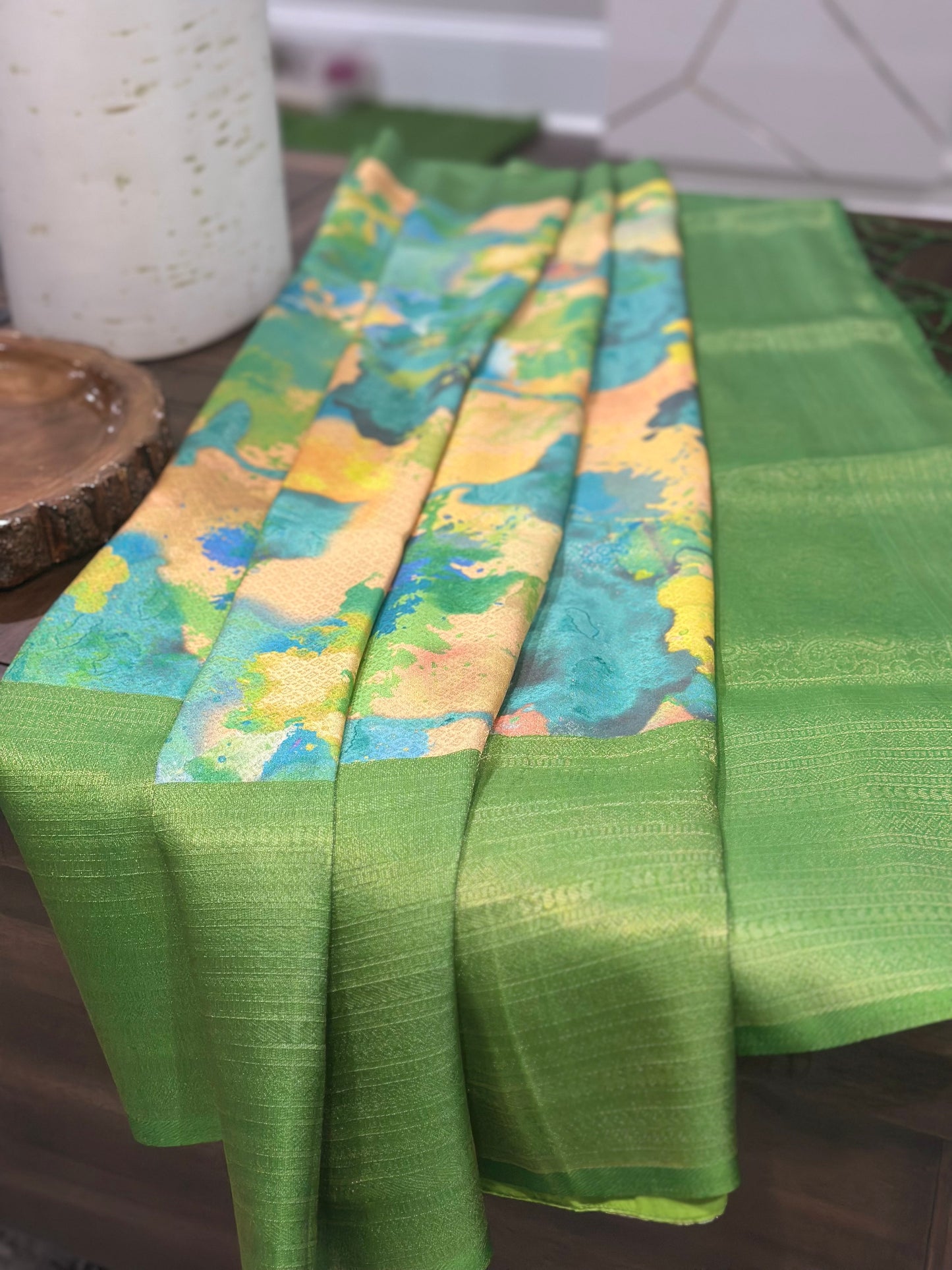 ZSM1403 - multicolor soft silk saree