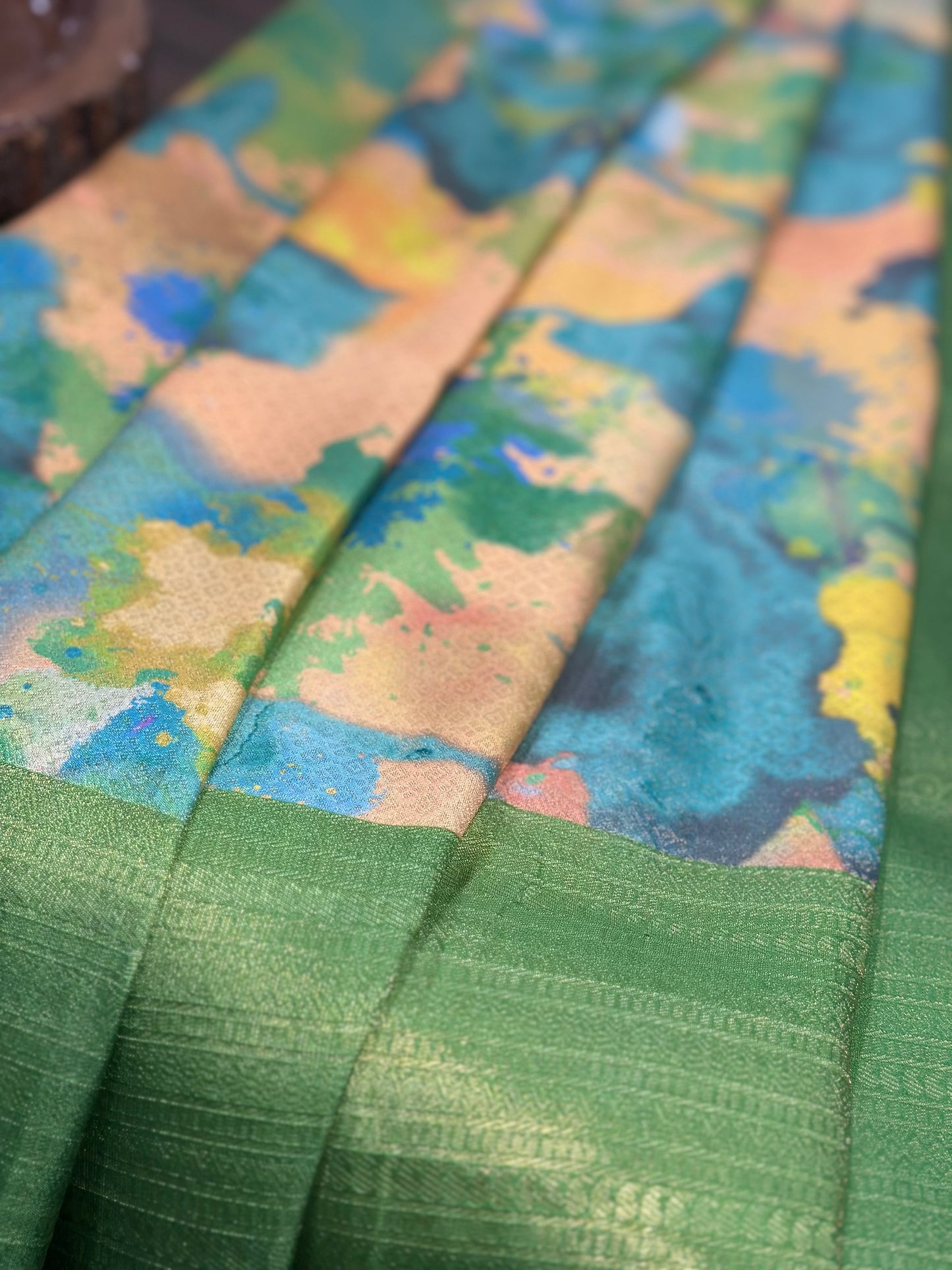 ZSM1403 - multicolor soft silk saree