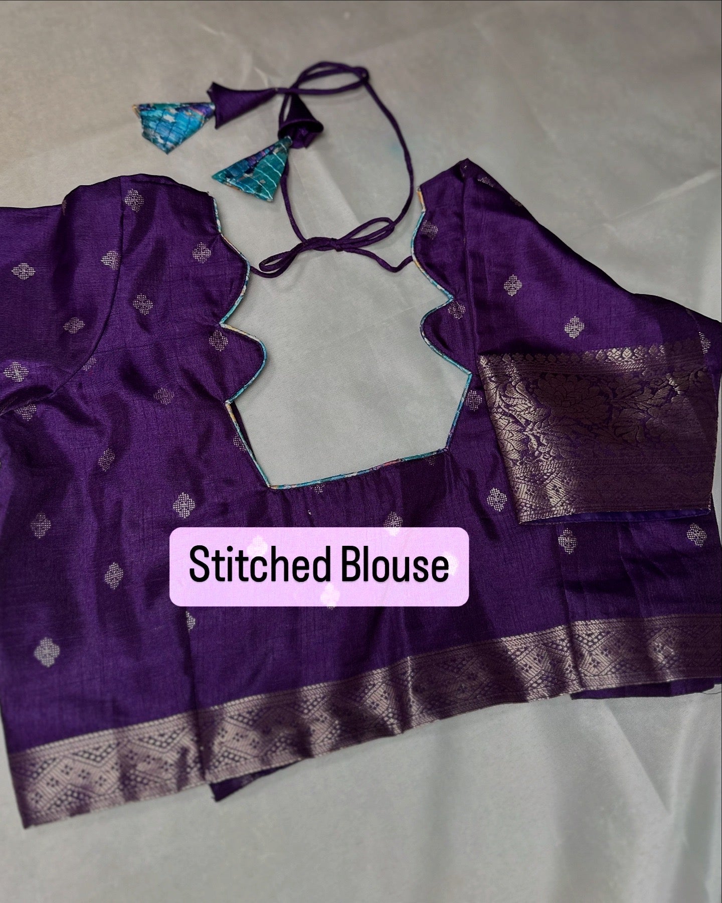 SJY772501 - Purple Saree