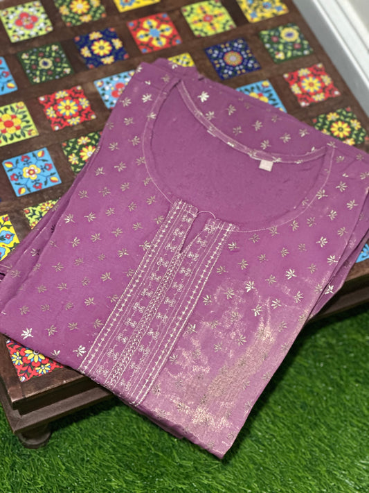KM20031 - Lavender Kurthi