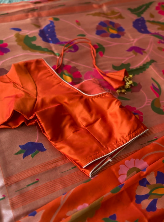 SF2004 - Semi Silk Paithani Saree
