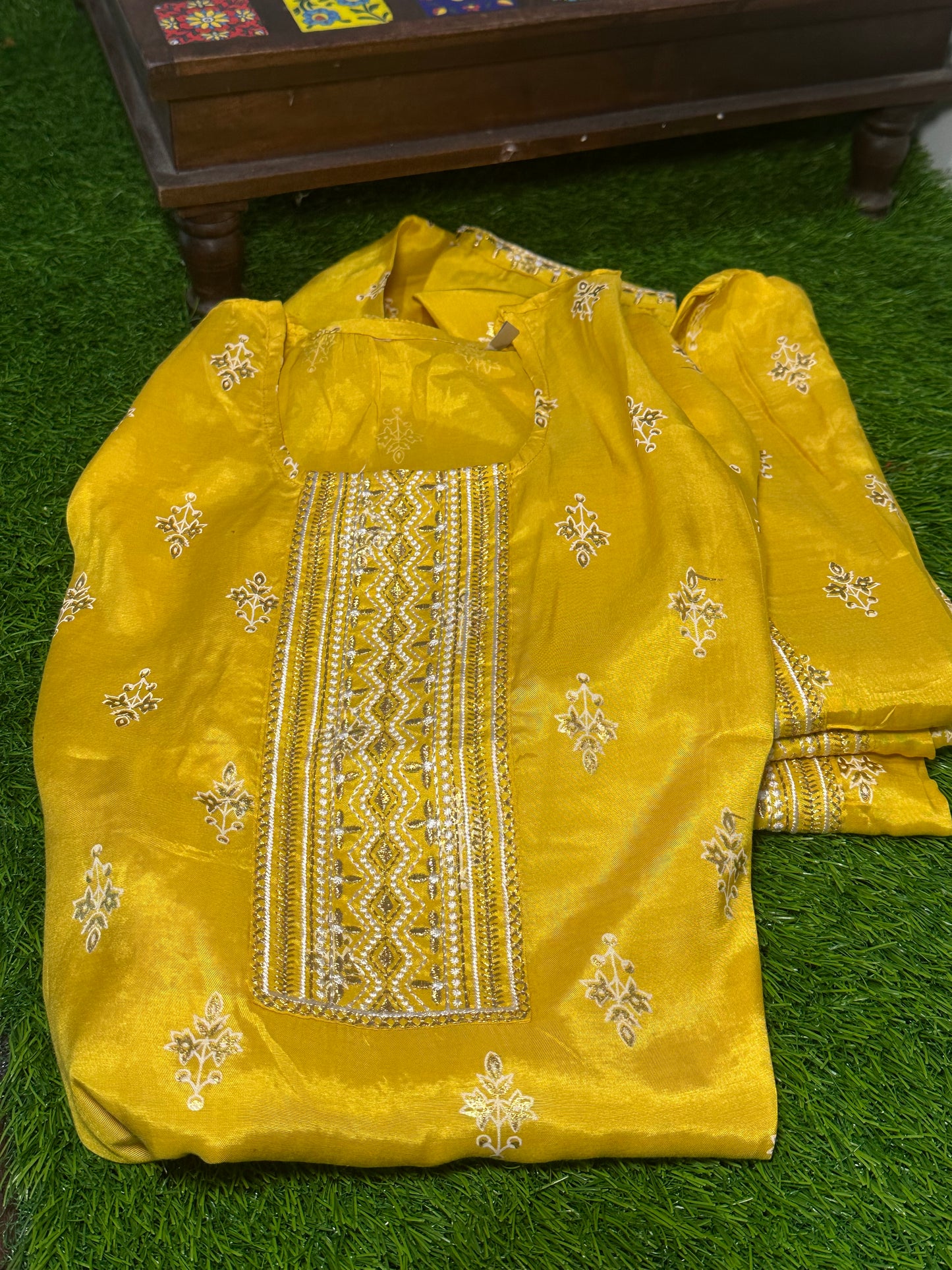 KM3103 - Yellow Kurthi